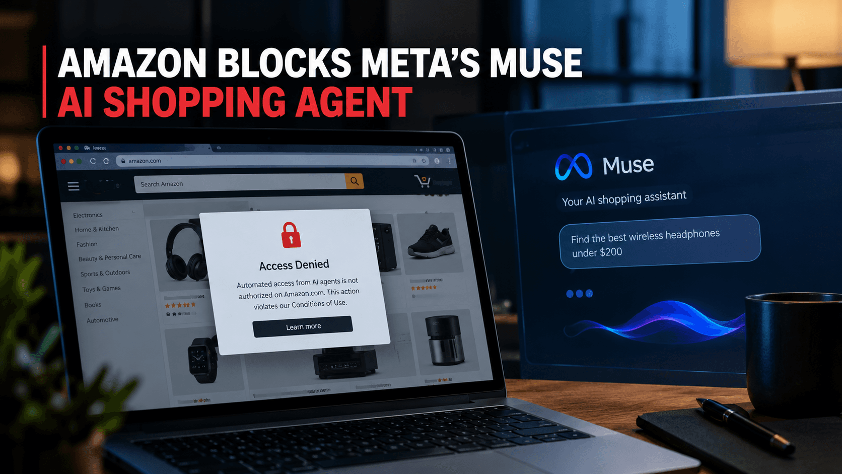 Amazon blocks Meta's Muse AI agent from shopping
