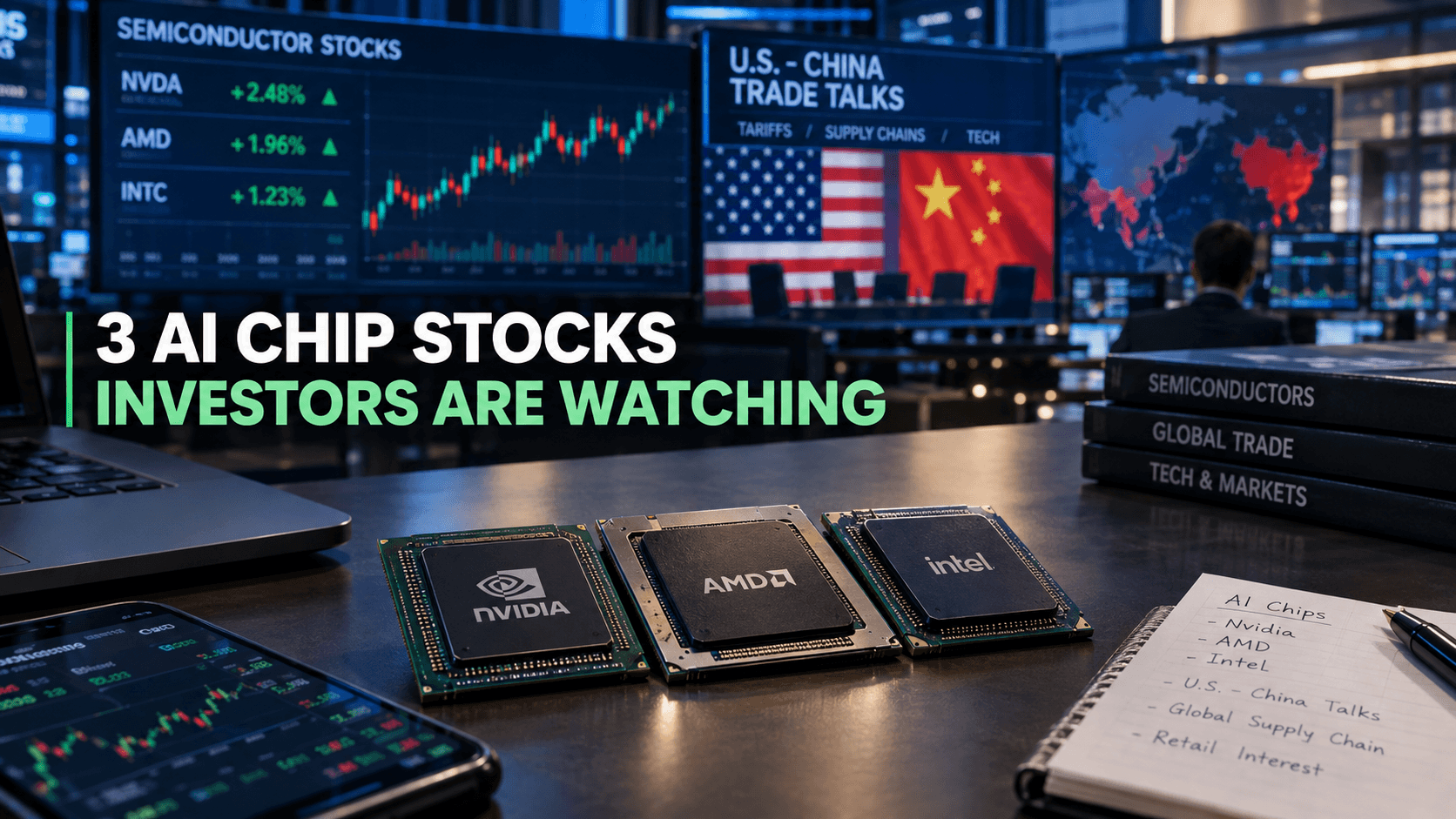3 AI Chip Stocks Retail Investors Are Watching After US China Trade Talks