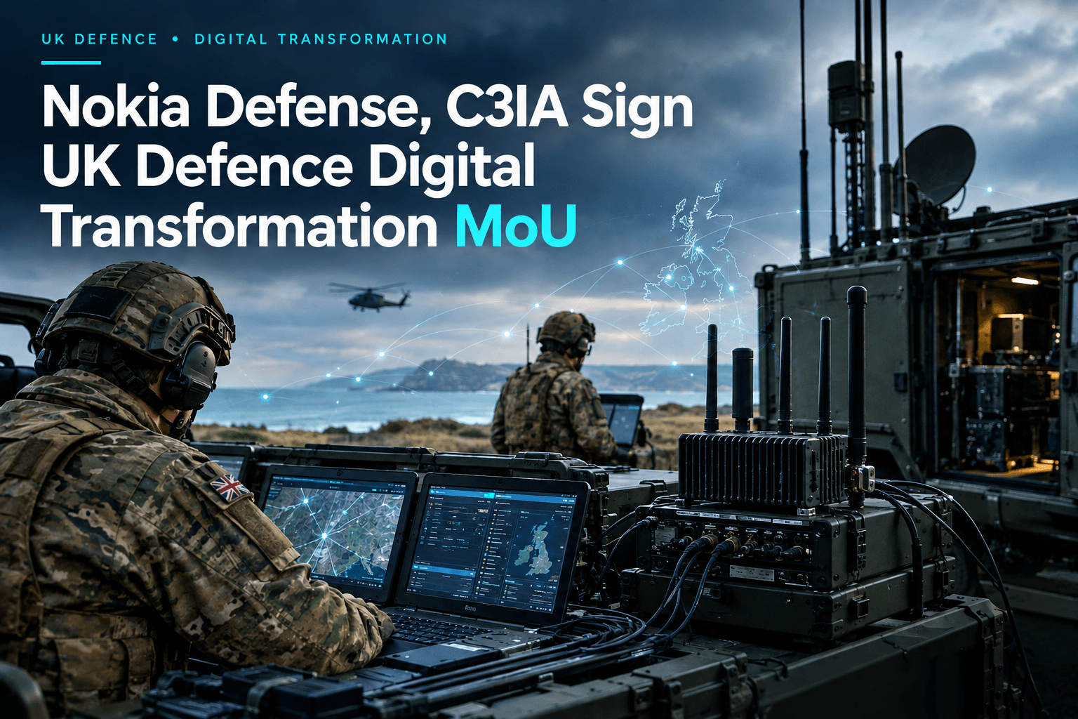 Nokia Defense, C3IA sign UK defence digital transformation MoU