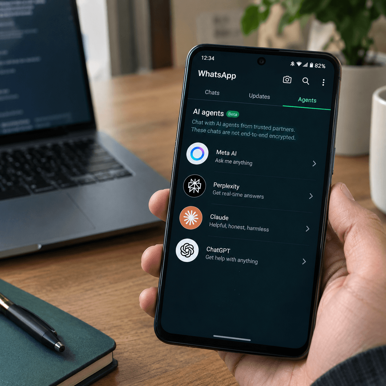 WhatsApp reportedly testing third-party AI agent chats on Android