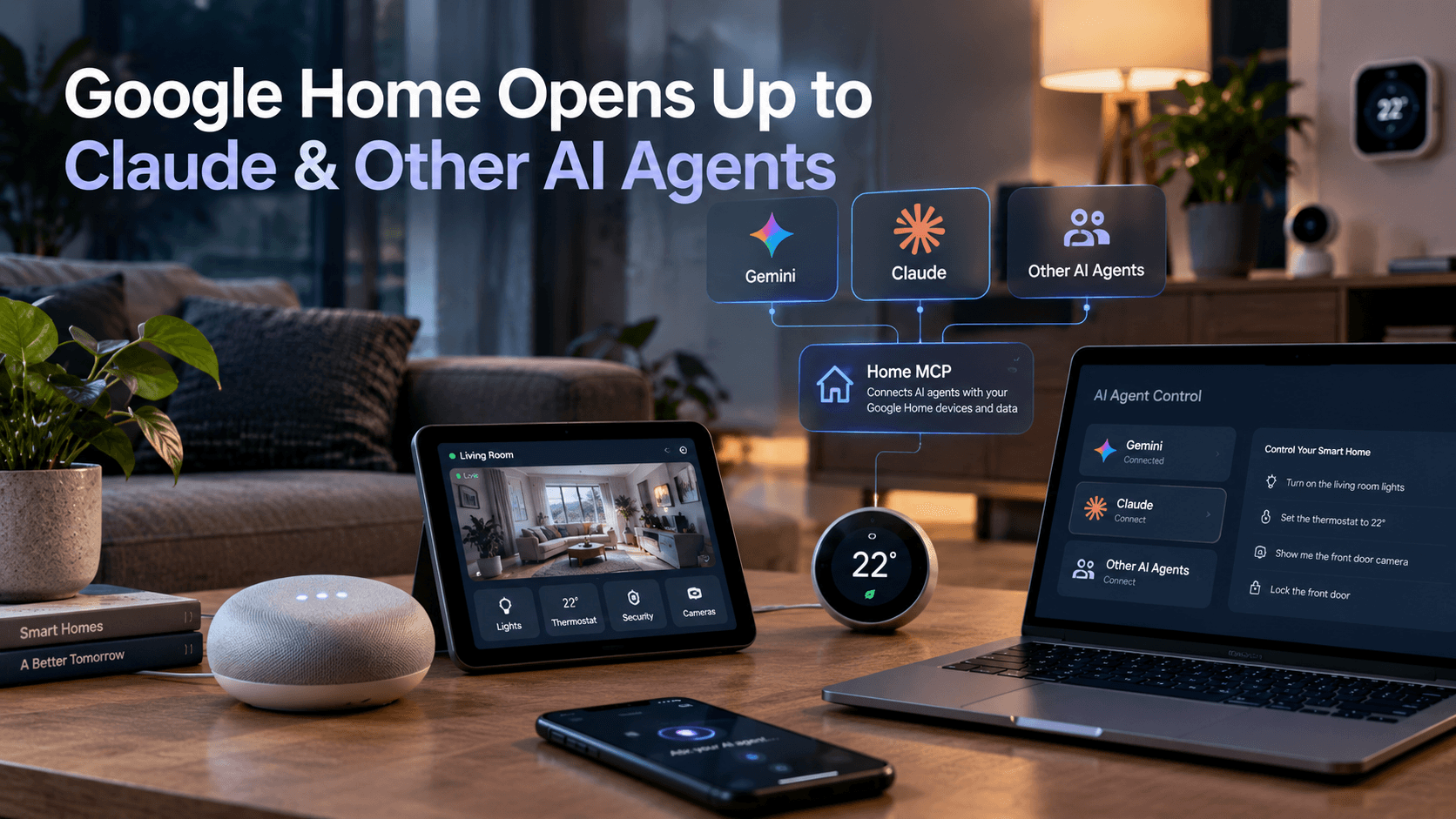 Google Home will soon let you swap Gemini for Claude, or another agent of your choice