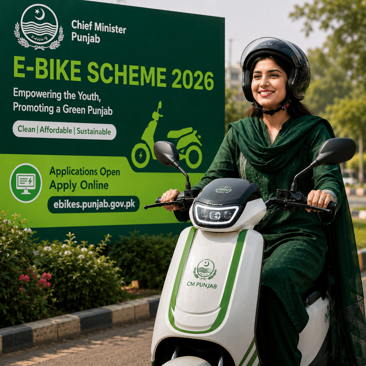 CM Punjab Opens Applications for E-Bike Scheme 2026