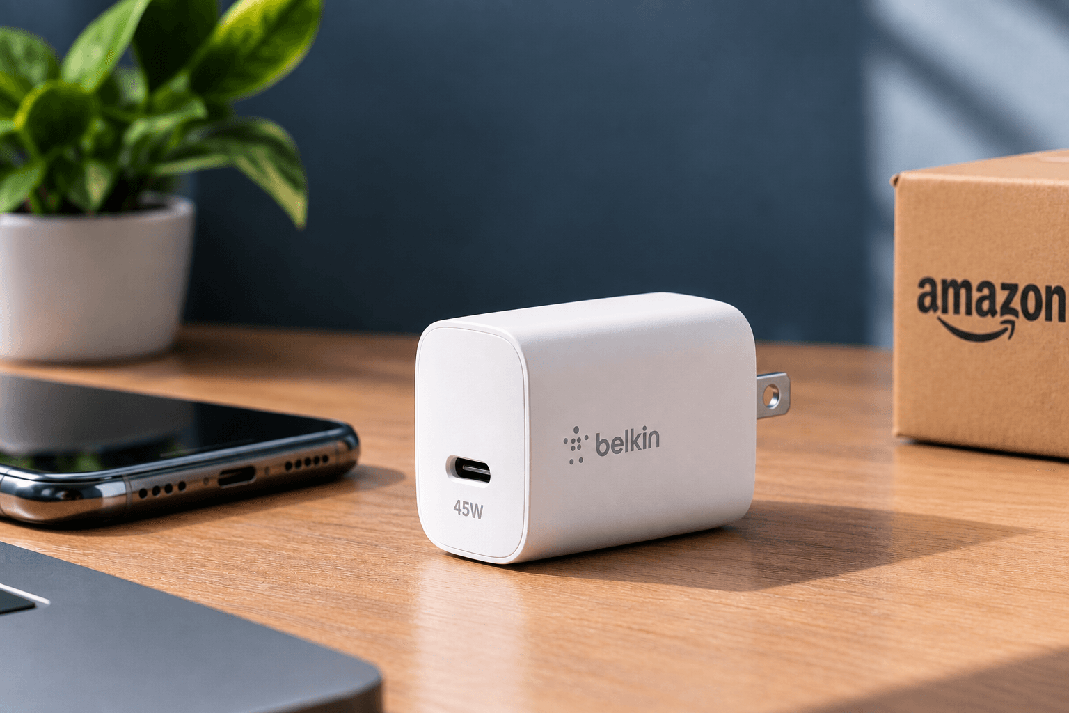 Belkin’s 45W compact USB-C charger gets a nice Amazon price cut to $14.99