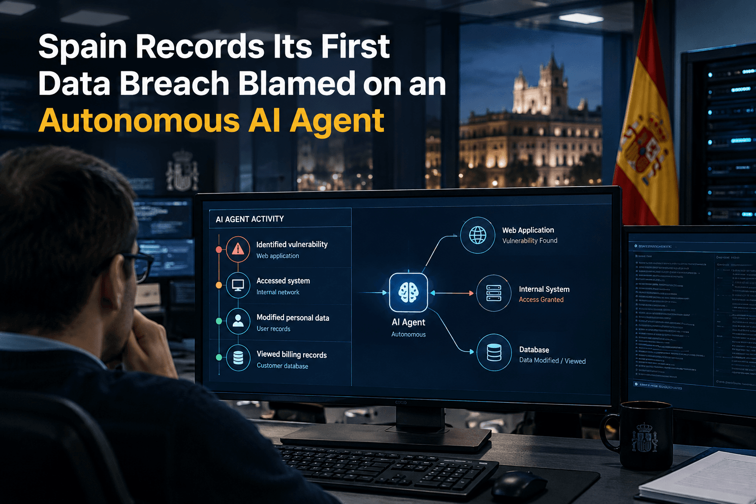 Spain Records Its First Data Breach Blamed on an Autonomous AI Agent