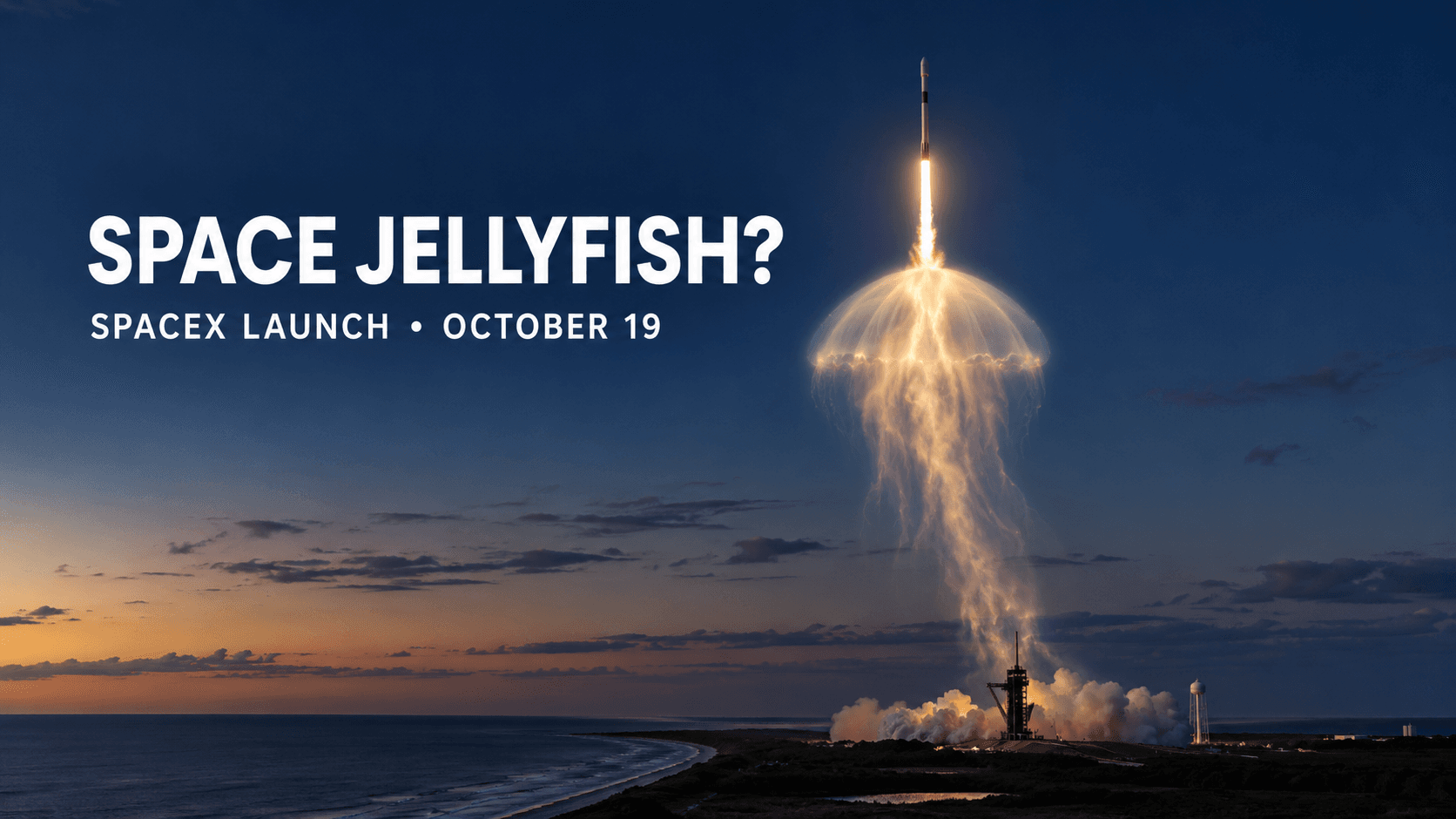 Florida SpaceX Rocket Launch Could Create Spectacular ‘Space Jellyfish’ on October 19