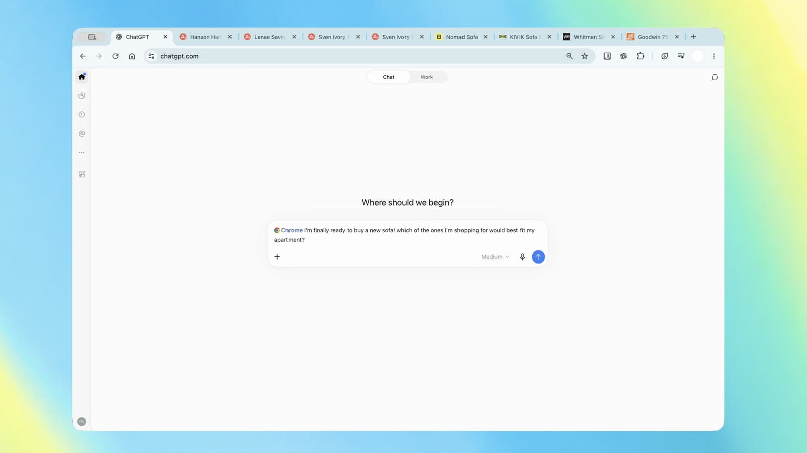 ChatGPT can now look at your Chrome tabs to do tasks for you